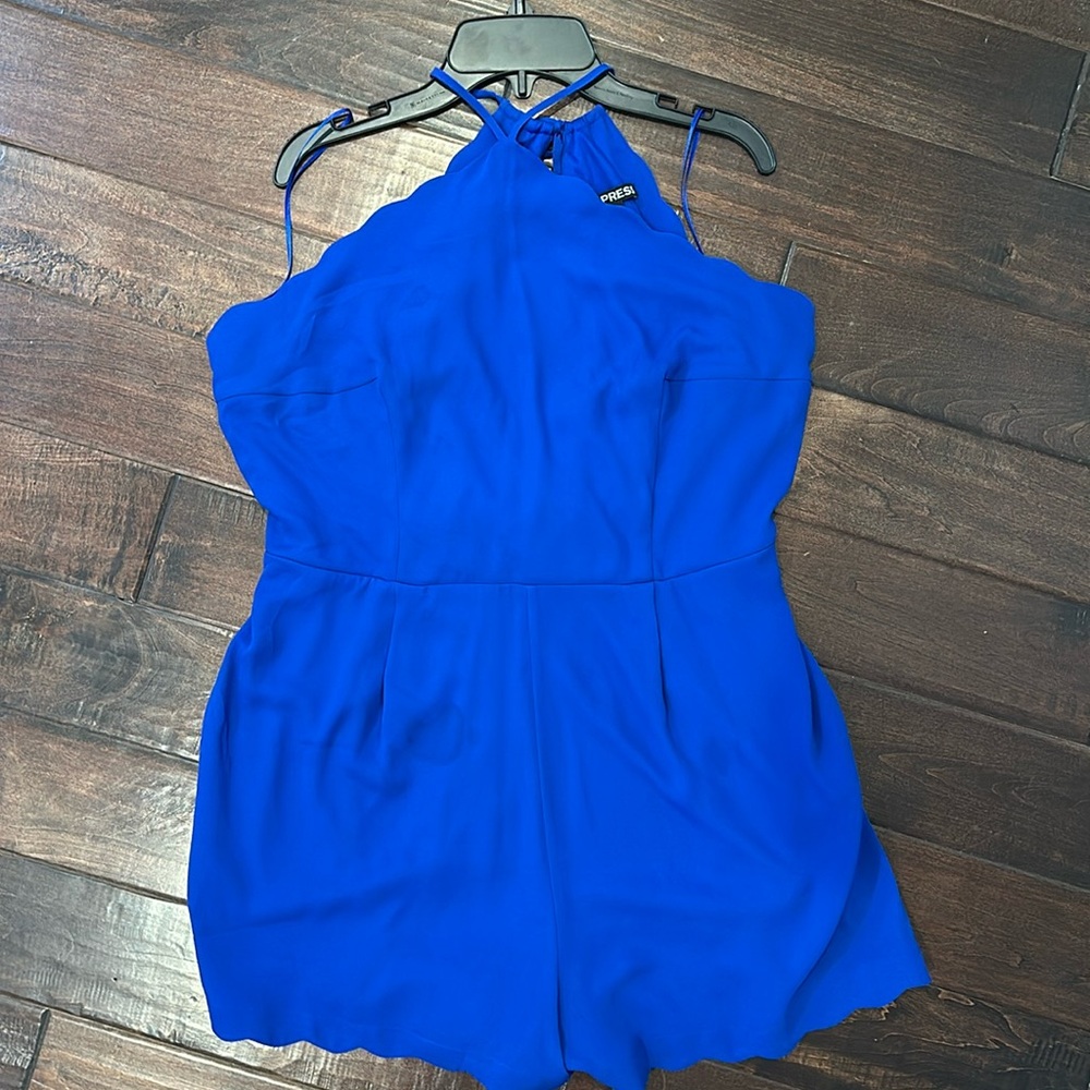 Express Royal Blue Romper, Size 12.